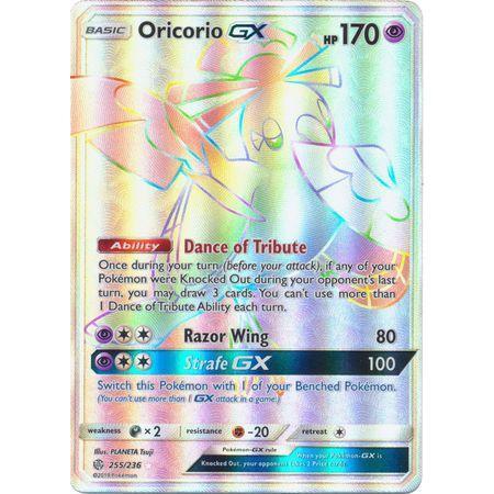 Oricorio GX -Single Card-Hyper Rare [255/236]-The Pokémon Company International-Ace Cards &amp; Collectibles
