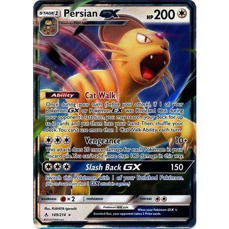 Persian GX -Single Card-Ultra Rare [149/214]-The Pokémon Company International-Ace Cards &amp; Collectibles