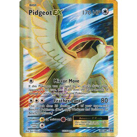 Pidgeot EX -Single Card-Full Art Ultra Rare [104/108]-The Pokémon Company International-Ace Cards &amp; Collectibles
