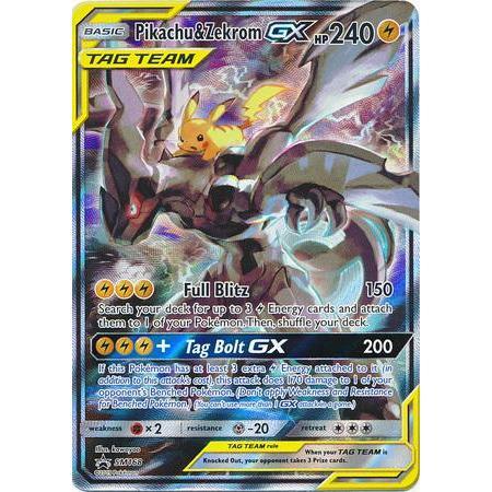 Pikachu &amp; Zekrom GX -Single Card-Full Art Ultra Rare (Promo) [sm168]-The Pokémon Company International-Ace Cards &amp; Collectibles