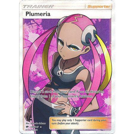 Plumeria -Single Card-Full Art Ultra Rare [145/147]-The Pokémon Company International-Ace Cards &amp; Collectibles