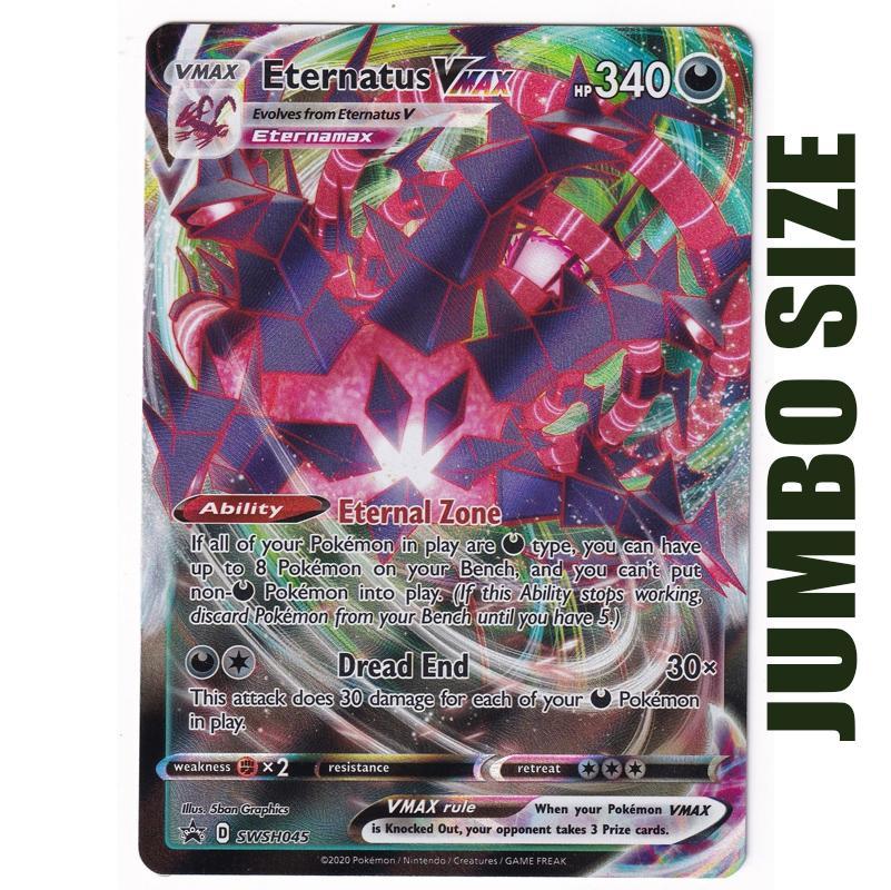 Pokemon Eternatus VMax Jumbo Card-The Pokémon Company International-Ace Cards & Collectibles