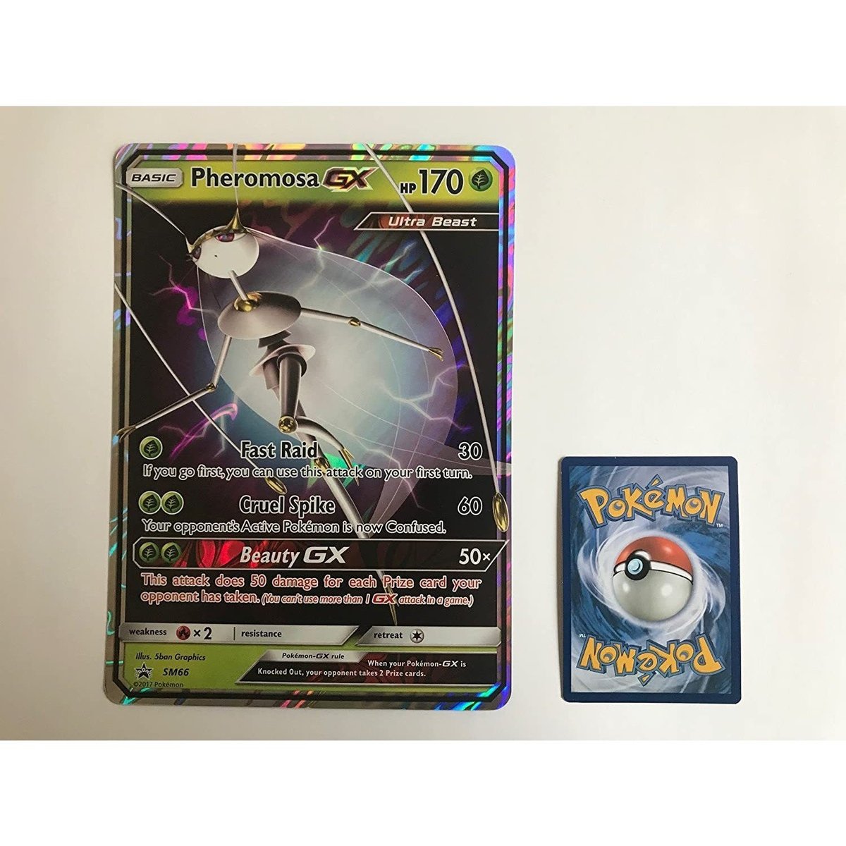 pheromosa pokemon card Pheromosa - SV5/SV94 - Shiny Holo Rare - Pokemon Singles Hidden Fates