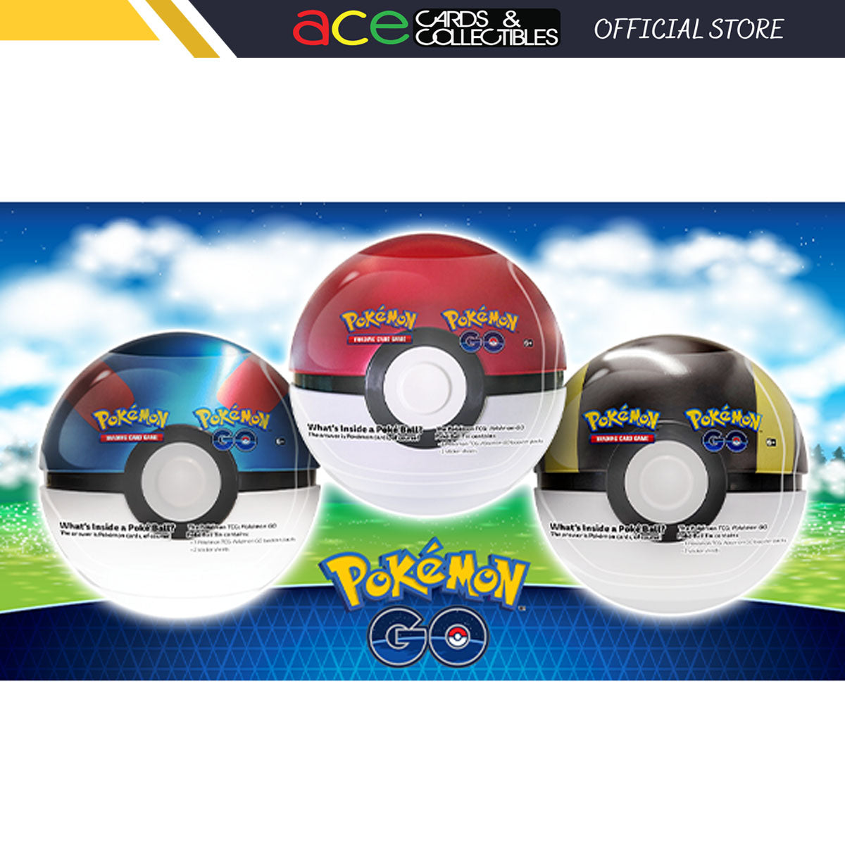 Pokémon SS10.5 Pokémon GO Pokeball-Red-The Pokémon Company International-Ace Cards &amp; Collectibles