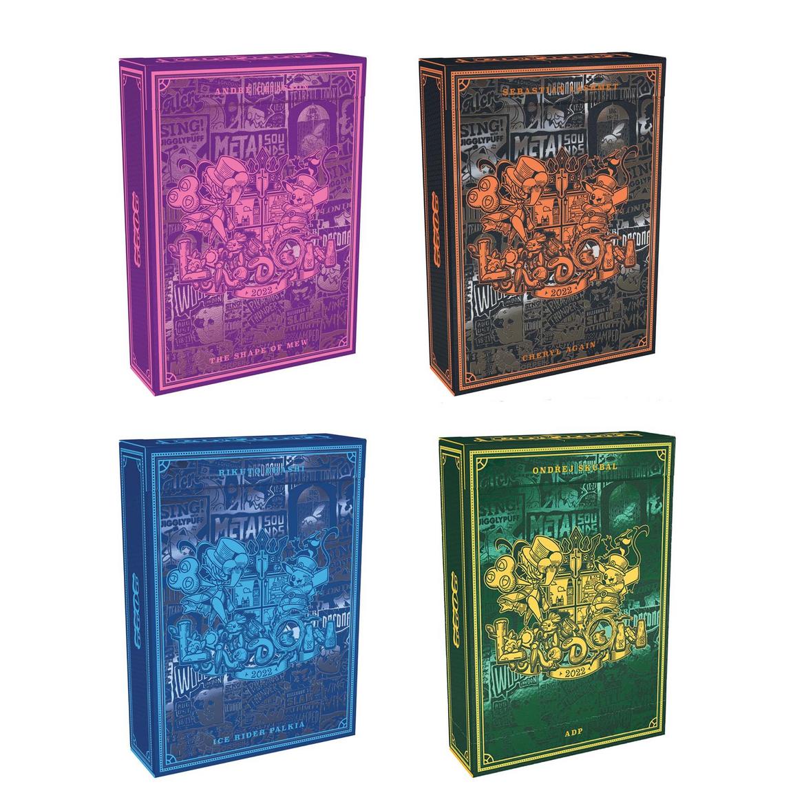 Pokemon TCG 2022 World Championship Deck-Set of 4-The Pokémon Company International-Ace Cards & Collectibles