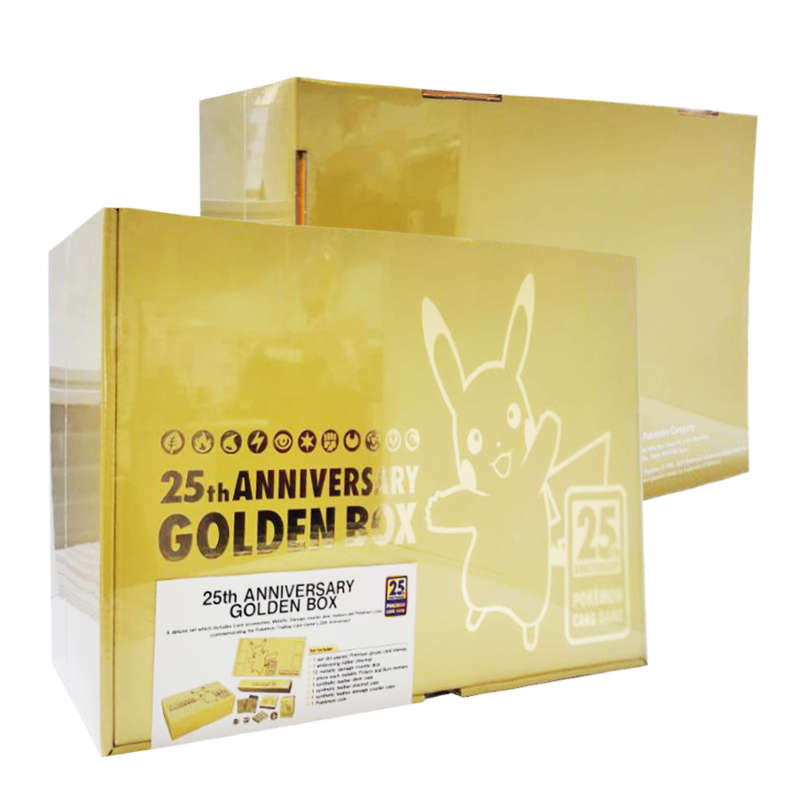 ポケカ 25th ANNIVERSARY GOLDEN BOX Pokemon TCG: 25th Anniversary Golden Box - Ace Cards Sdn Bhd