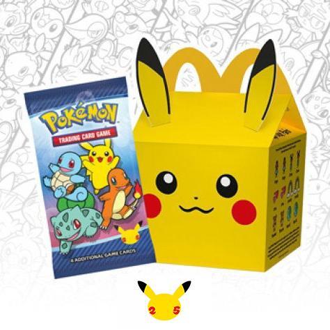 Pokemon TCG 25th Anniversary McDonald's Happy Meal Special Booster Pack-Green Packaging (Booster Pack + Card Holder)-The Pokémon Company International-Ace Cards & Collectibles