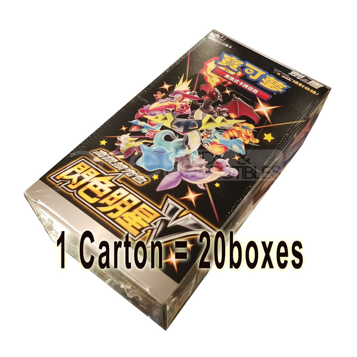 Pokemon TCG 寶可夢 高級擴充包 劍&amp;盾 閃色明星 V - [S4a F] (Chinese)-Whole Carton (20boxes)-The Pokémon Company International-Ace Cards &amp; Collectibles