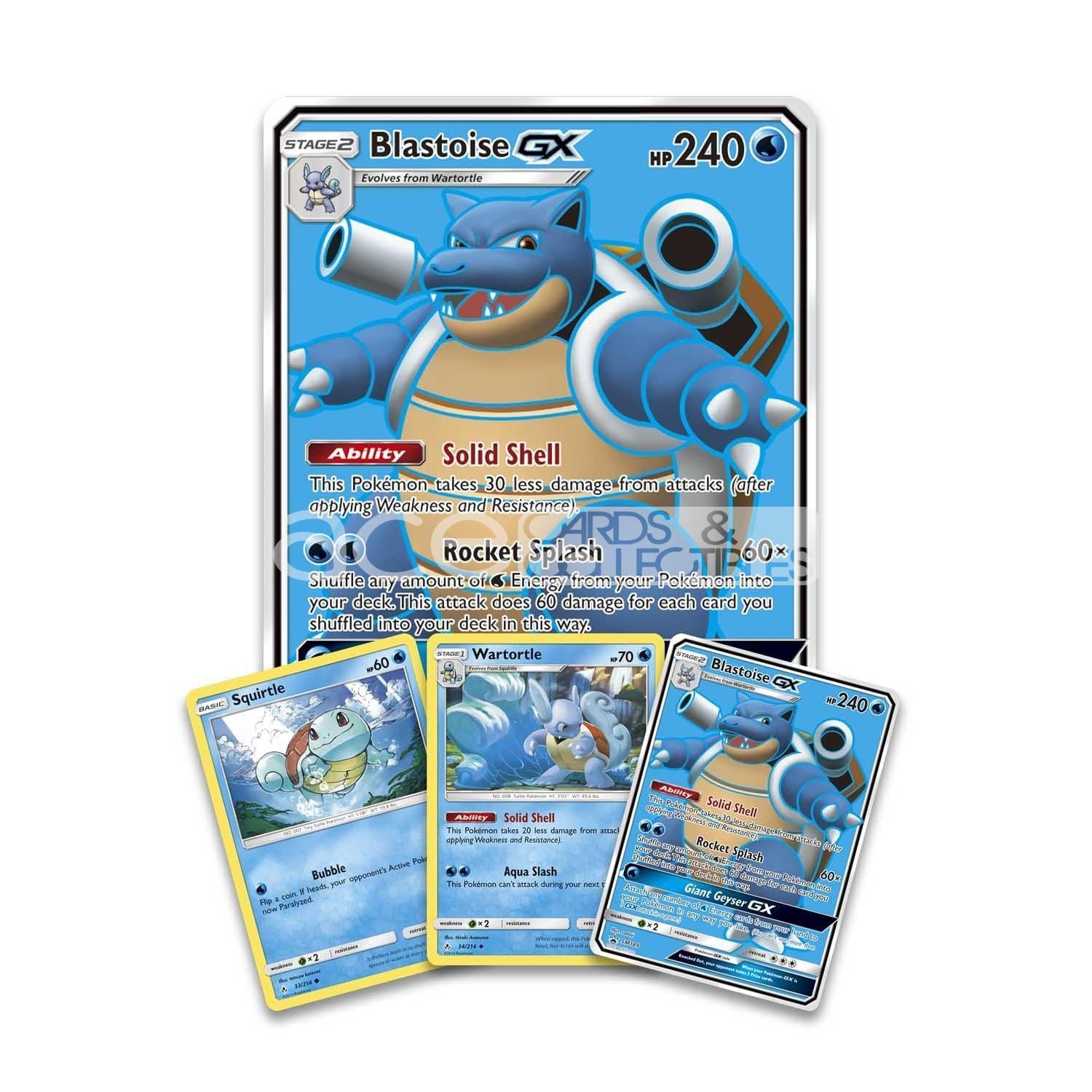 Pokemon TCG: Blastoise GX Premium Collection-The Pokémon Company International-Ace Cards & Collectibles