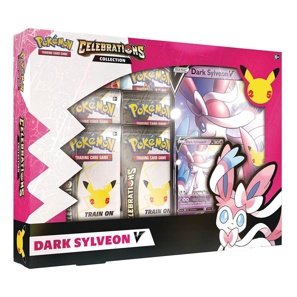 Pokemon TCG: Celebrations Collections—Lance’s Charizard V / Dark Sylveon V-Dark Sylveon V-The Pokémon Company International-Ace Cards &amp; Collectibles