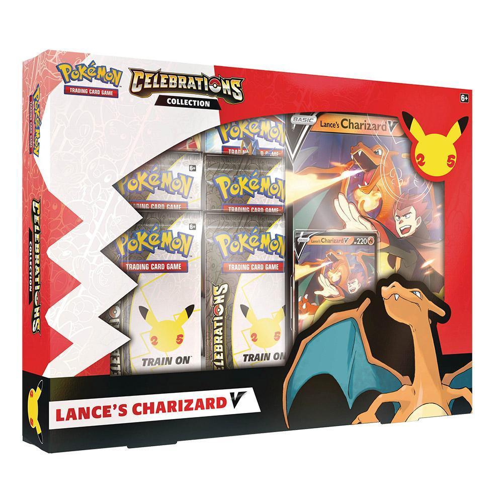 Pokemon TCG: Celebrations Collections—Lance’s Charizard V / Dark Sylveon V-Set of 2 Design-The Pokémon Company International-Ace Cards & Collectibles