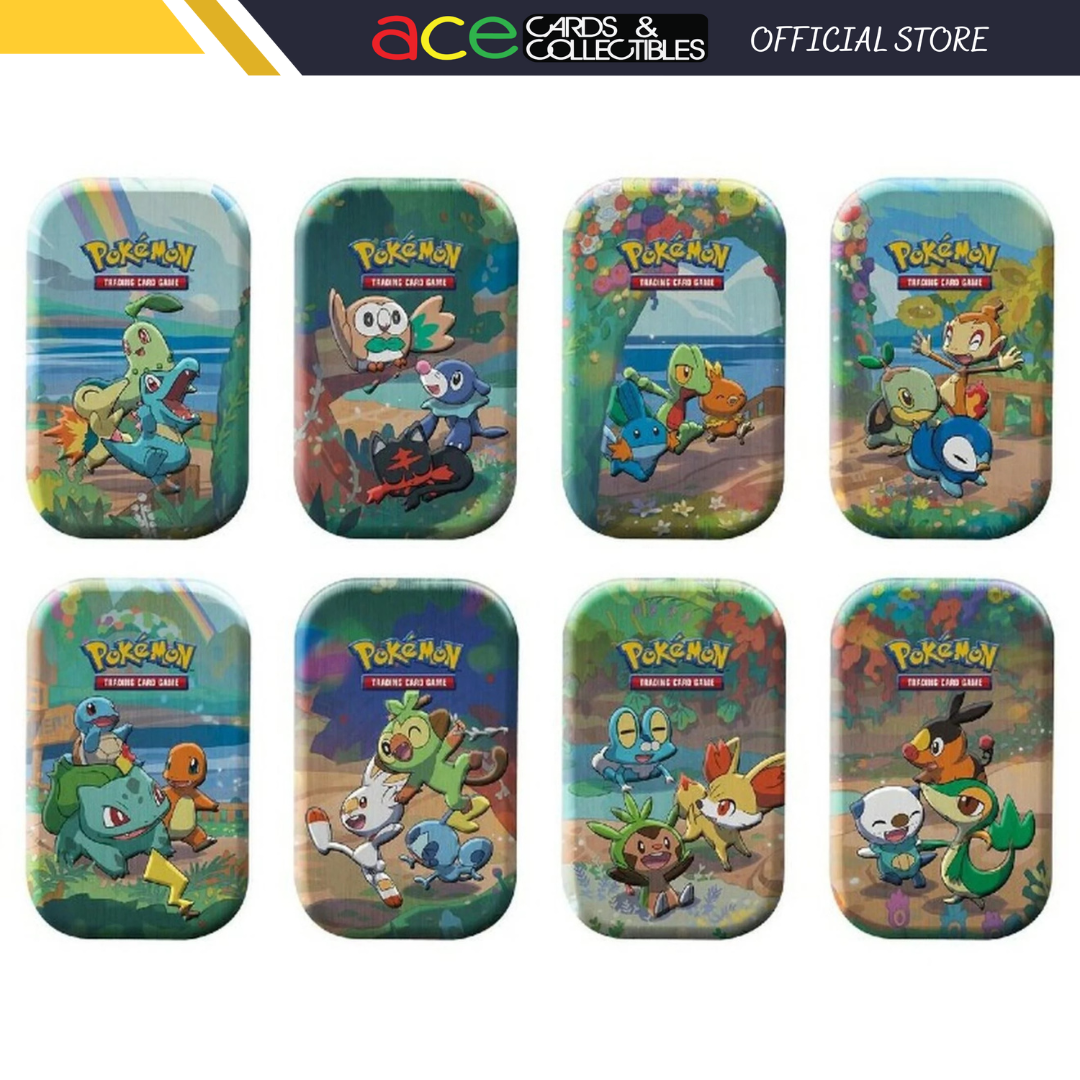 Pokemon TCG: Celebrations Mini Tins (Complete Set of 8 Designs)-The Pokémon Company International-Ace Cards &amp; Collectibles