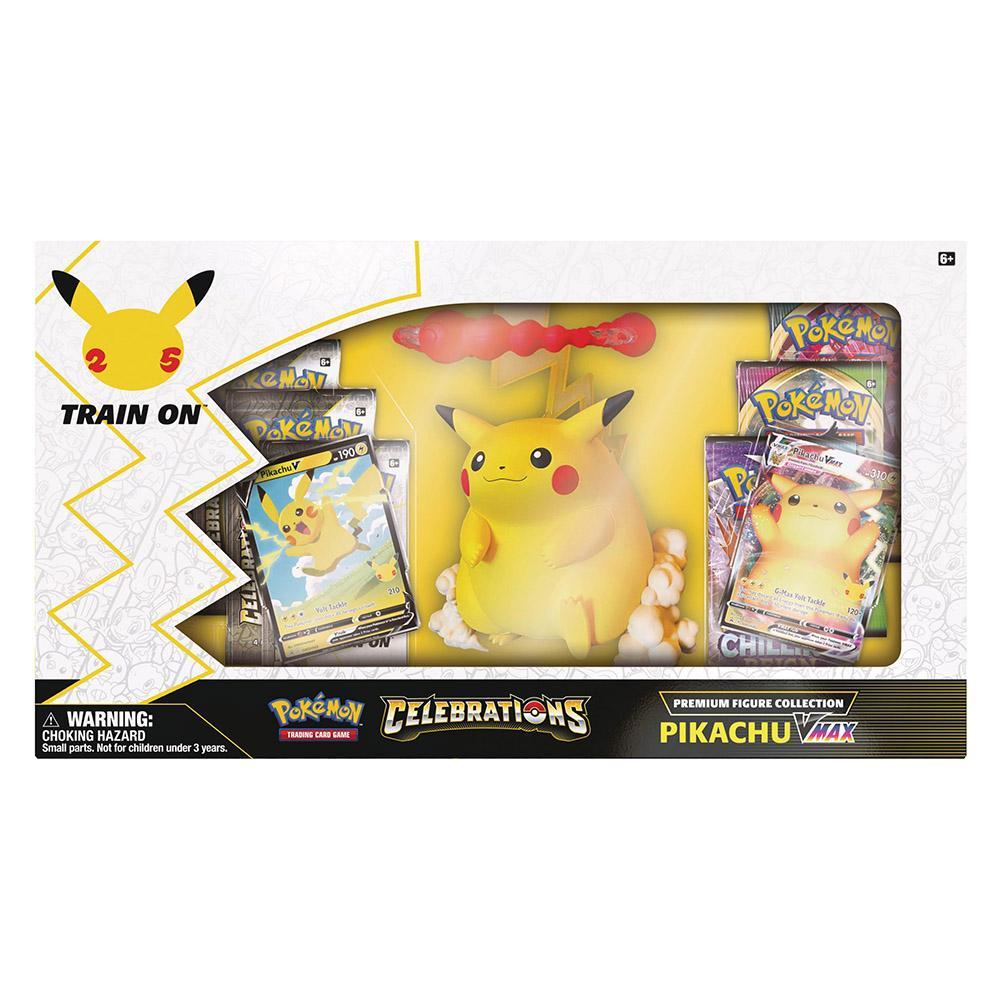 Pokemon TCG: Celebrations Premium Figure Collection—Pikachu VMAX-The Pokémon Company International-Ace Cards & Collectibles