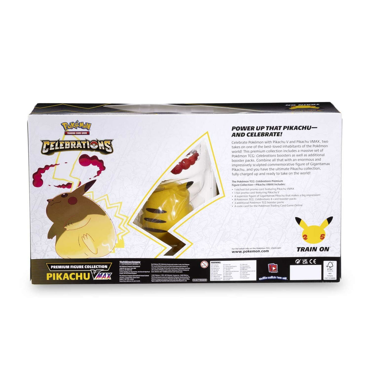 Pokemon TCG: Celebrations Premium Figure Collection—Pikachu VMAX-The Pokémon Company International-Ace Cards &amp; Collectibles