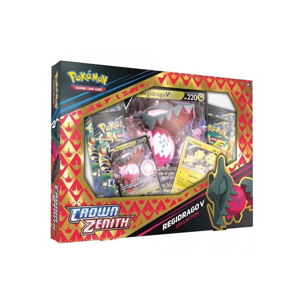 Pokemon TCG: Crown Zenith Regidrago &amp; Regieleki V Box-Regidrago-The Pokémon Company International-Ace Cards &amp; Collectibles