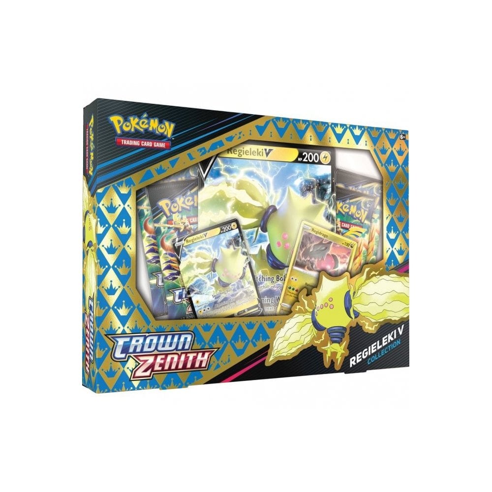 Pokemon TCG: Crown Zenith Regidrago &amp; Regieleki V Box-Regieleki-The Pokémon Company International-Ace Cards &amp; Collectibles