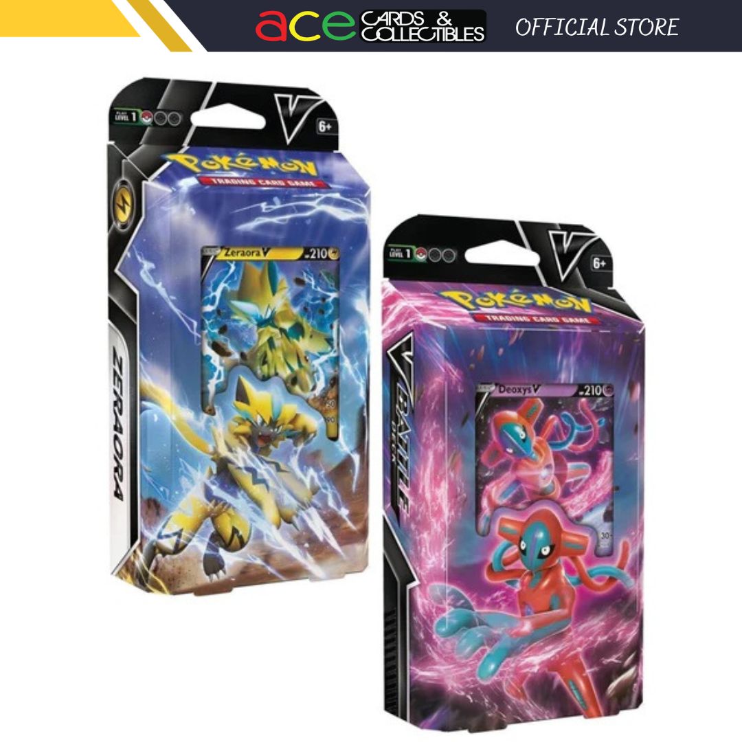 Pokemon TCG: Deoxys &amp; Zeraora V Battle Deck-Deoxys V Deck-The Pokémon Company International-Ace Cards &amp; Collectibles