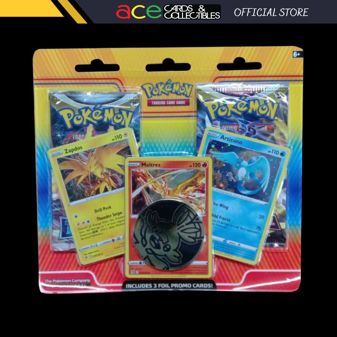 Pokemon TCG: Enhanced 2-Pack Blister (Zapdos/Moltres/Articuno) - Ace Cards Sdn Bhd Pokemon TCG: Enhanced 2-Pack Blister (Zapdos/Moltres/Articuno) - Ace Cards Sdn Bhd