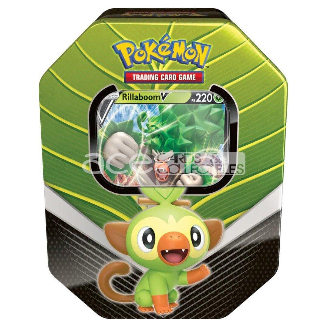 Pokemon TCG Galar Partners Tin-Rillaboom V Tin-The Pokémon Company International-Ace Cards &amp; Collectibles