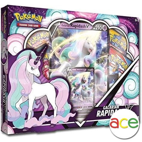 Pokemon TCG: Galarian Rapidash V Box-The Pokémon Company International-Ace Cards & Collectibles