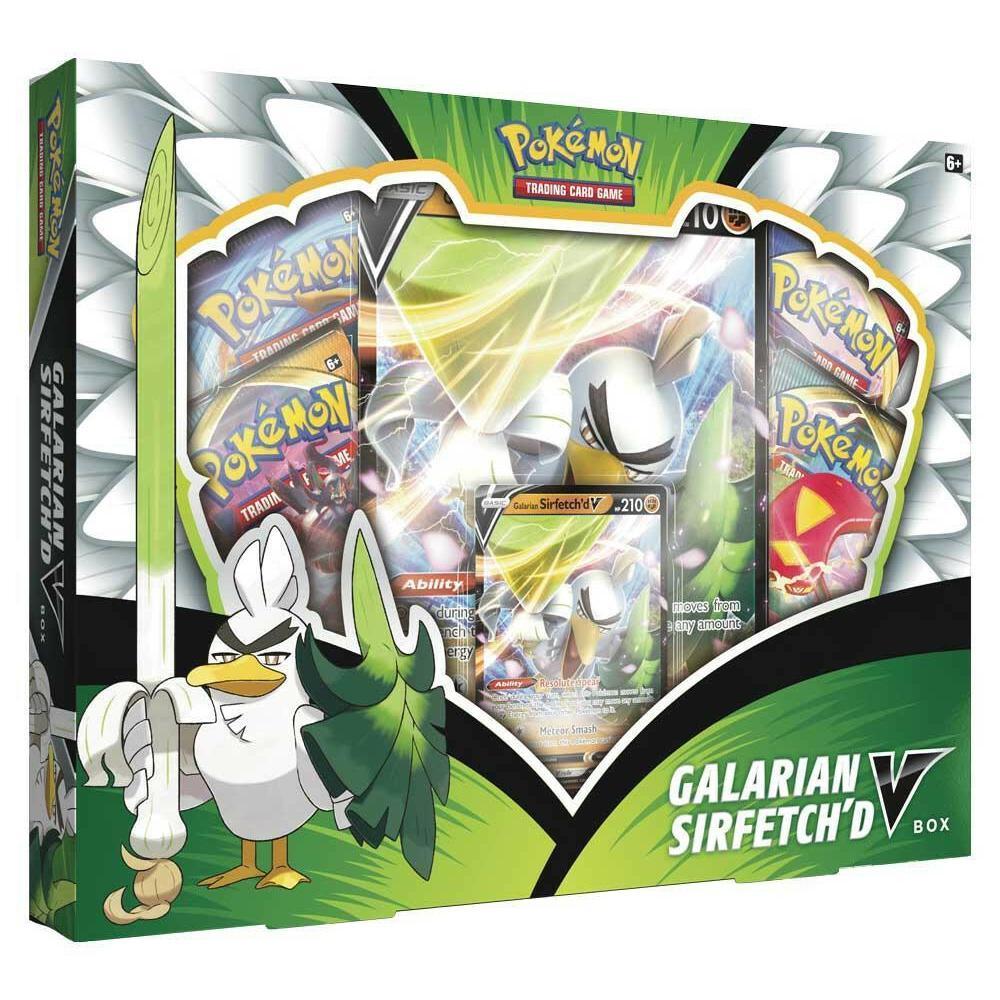 Pokémon TCG: Galarian Sirfetch&#39;d V Box-The Pokémon Company International-Ace Cards &amp; Collectibles