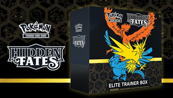Pokemon TCG: Hidden Fates Elite Trainer Box-The Pokémon Company International-Ace Cards &amp; Collectibles