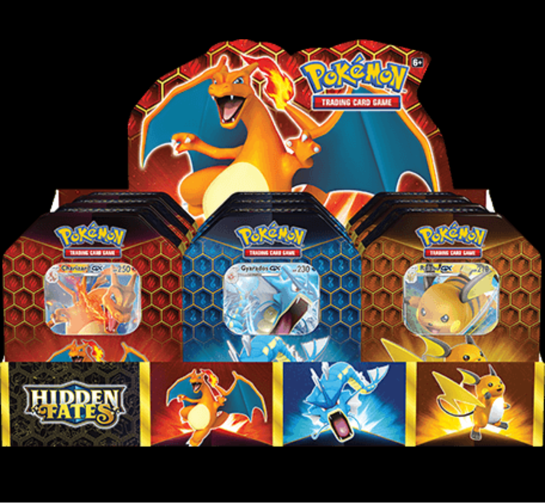 Pokemon TCG: Hidden Fates Tin (Reprint 2021)-Charizard-The Pokémon Company International-Ace Cards & Collectibles