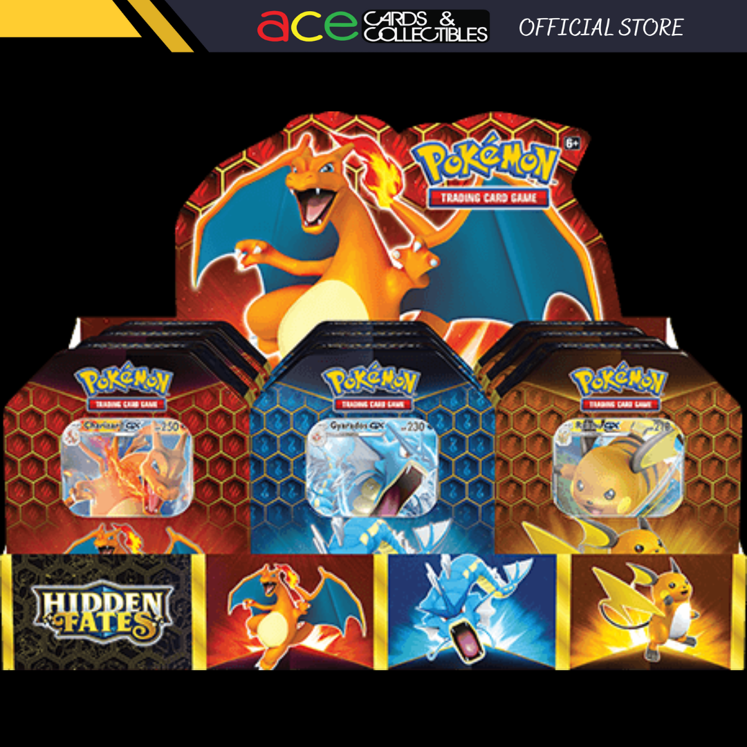 Pokemon TCG: Hidden Fates Tin (Reprint 2021)-Charizard-The Pokémon Company International-Ace Cards &amp; Collectibles