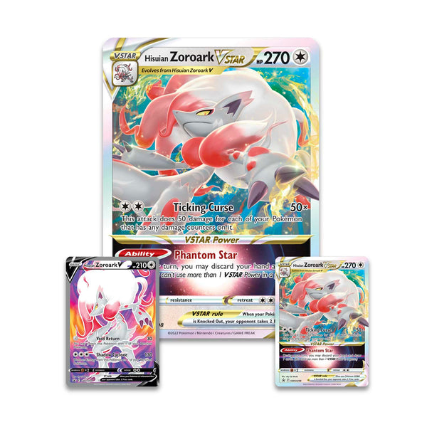 Pokemon TCG: Hisuian Zoroark V Star Premium Collection - Ace Cards Sdn Bhd