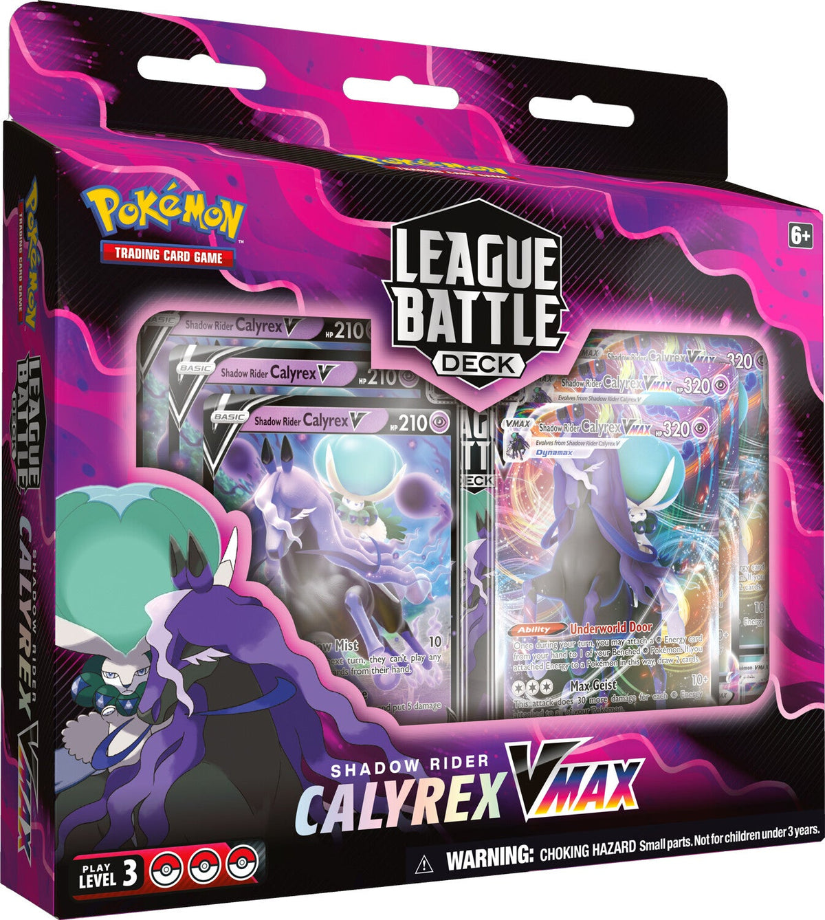 Pokemon TCG: (Ice Rider Calyrex / Shadow Rider Calyrex ) VMAX Battle Deck-Ice Rider Calyrex VMAX Deck-The Pokémon Company International-Ace Cards & Collectibles