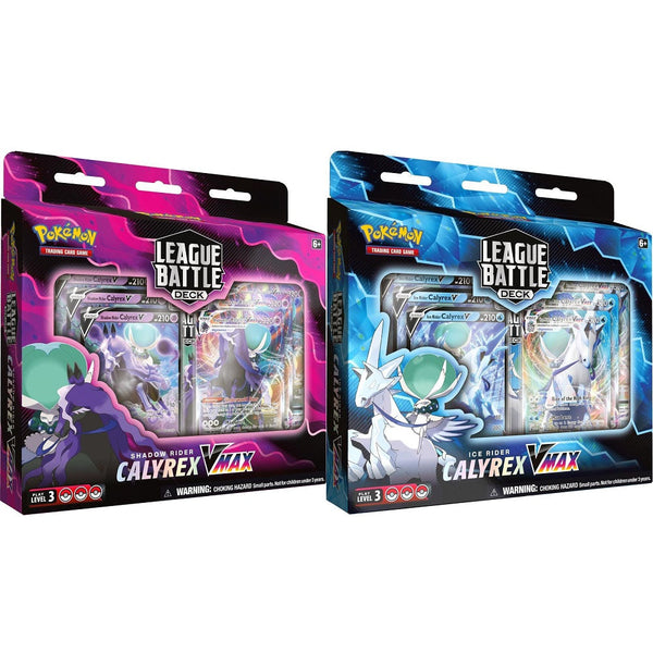 Pokemon TCG: (Ice Rider Calyrex / Shadow Rider Calyrex ) VMAX Battle Deck-Ice Rider Calyrex VMAX Deck-The Pokémon Company International-Ace Cards & Collectibles