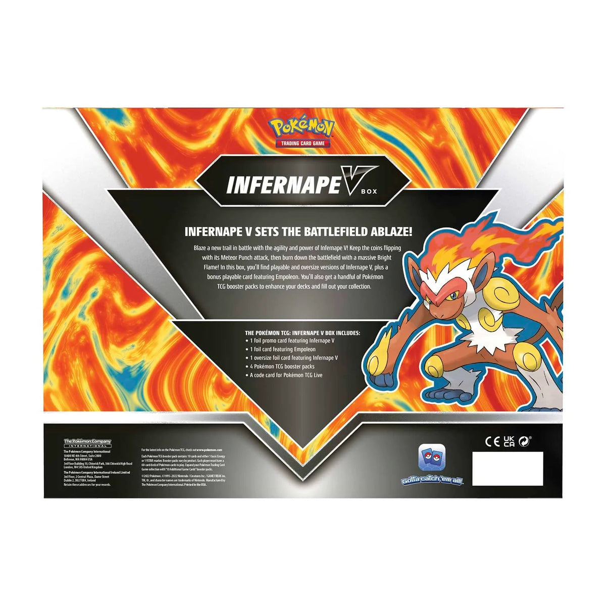 Pokemon TCG: Infernape V Box-The Pokémon Company International-Ace Cards &amp; Collectibles