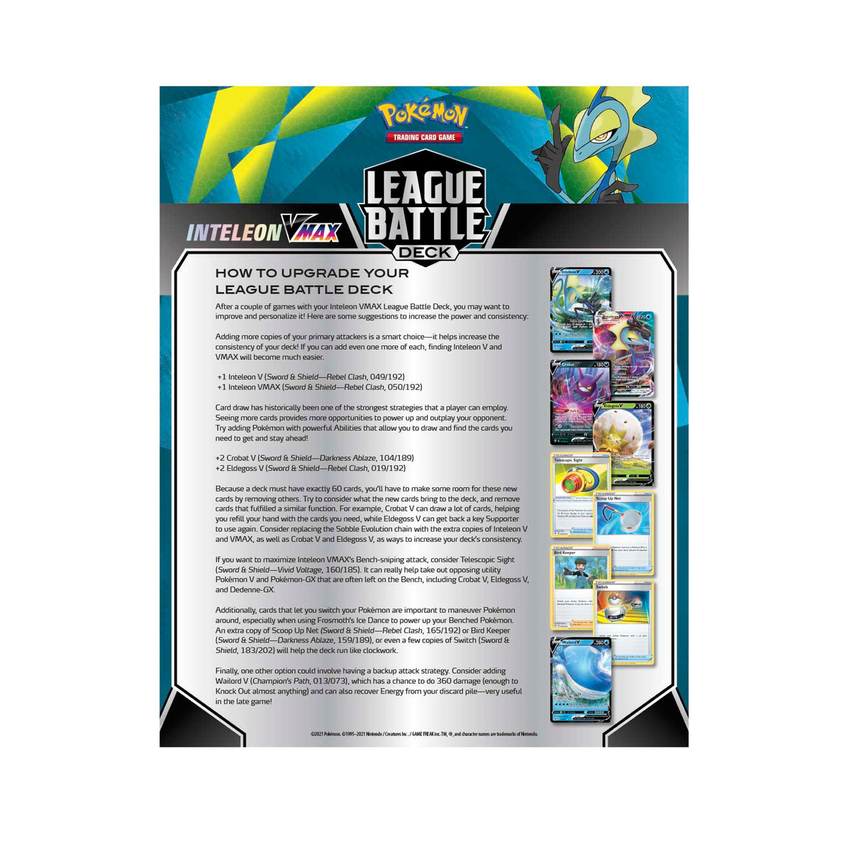 Pokemon TCG: Inteleon VMAX League Battle Deck-The Pokémon Company International-Ace Cards & Collectibles