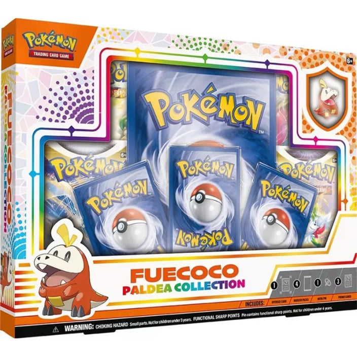Pokemon TCG January 2023 Preview Box : Paldea Collection - Sprigatito / Fuecoco / Quaxly-Fuecoco-The Pokémon Company International-Ace Cards &amp; Collectibles