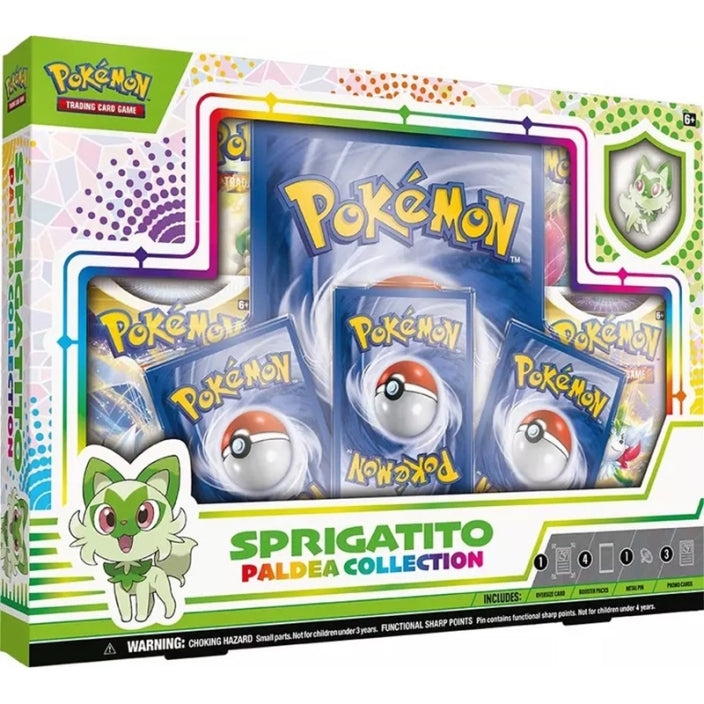 Pokemon TCG January 2023 Preview Box : Paldea Collection - Sprigatito / Fuecoco / Quaxly-Sprigatito-The Pokémon Company International-Ace Cards &amp; Collectibles