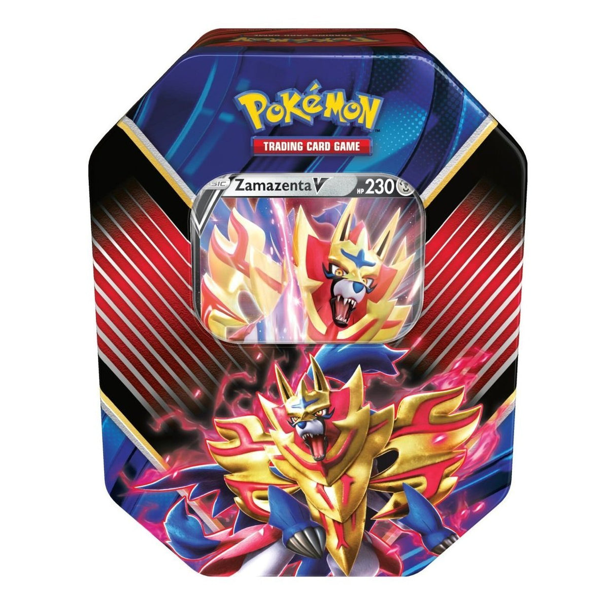 Pokémon TCG: Legends of Galar Tin-Zamazenta V-The Pokémon Company International-Ace Cards &amp; Collectibles