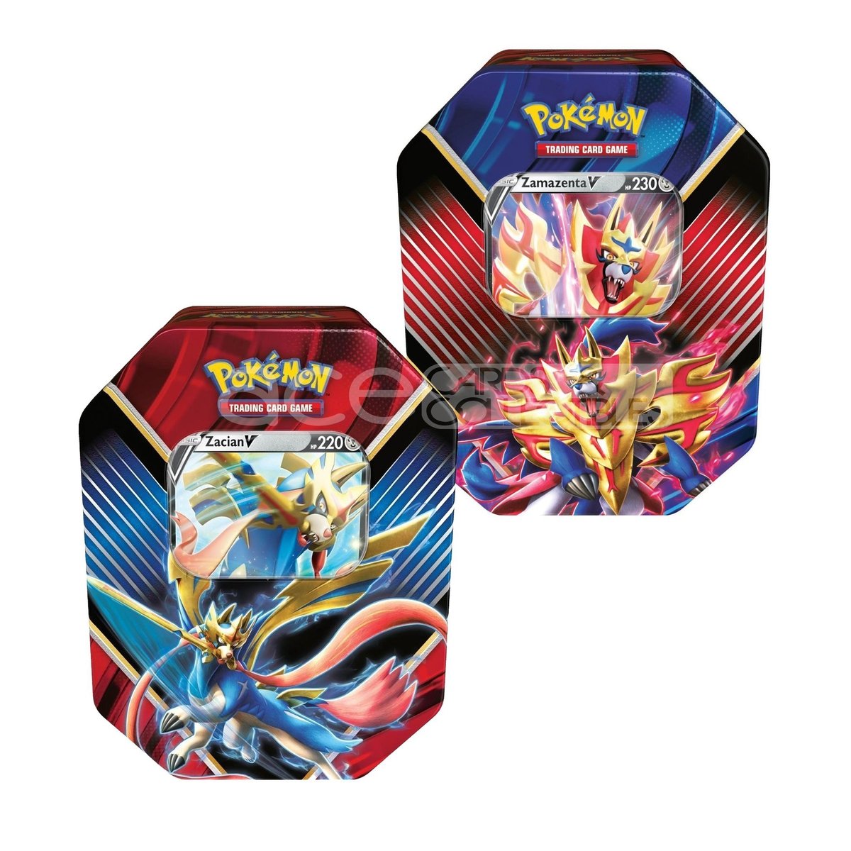 Pokémon TCG: Legends of Galar Tin-Zamazenta V-The Pokémon Company International-Ace Cards & Collectibles