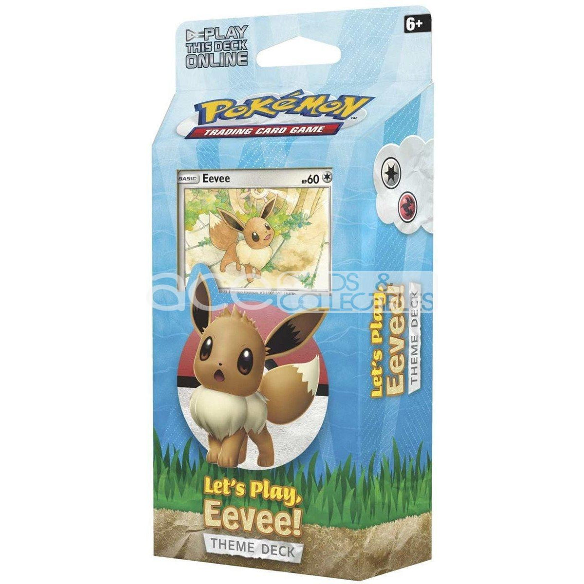 Pokemon TCG: Let&#39;s Play Pikachu/Eevee! Theme Deck-Theme Deck Lets Play Eevee-The Pokémon Company International-Ace Cards &amp; Collectibles