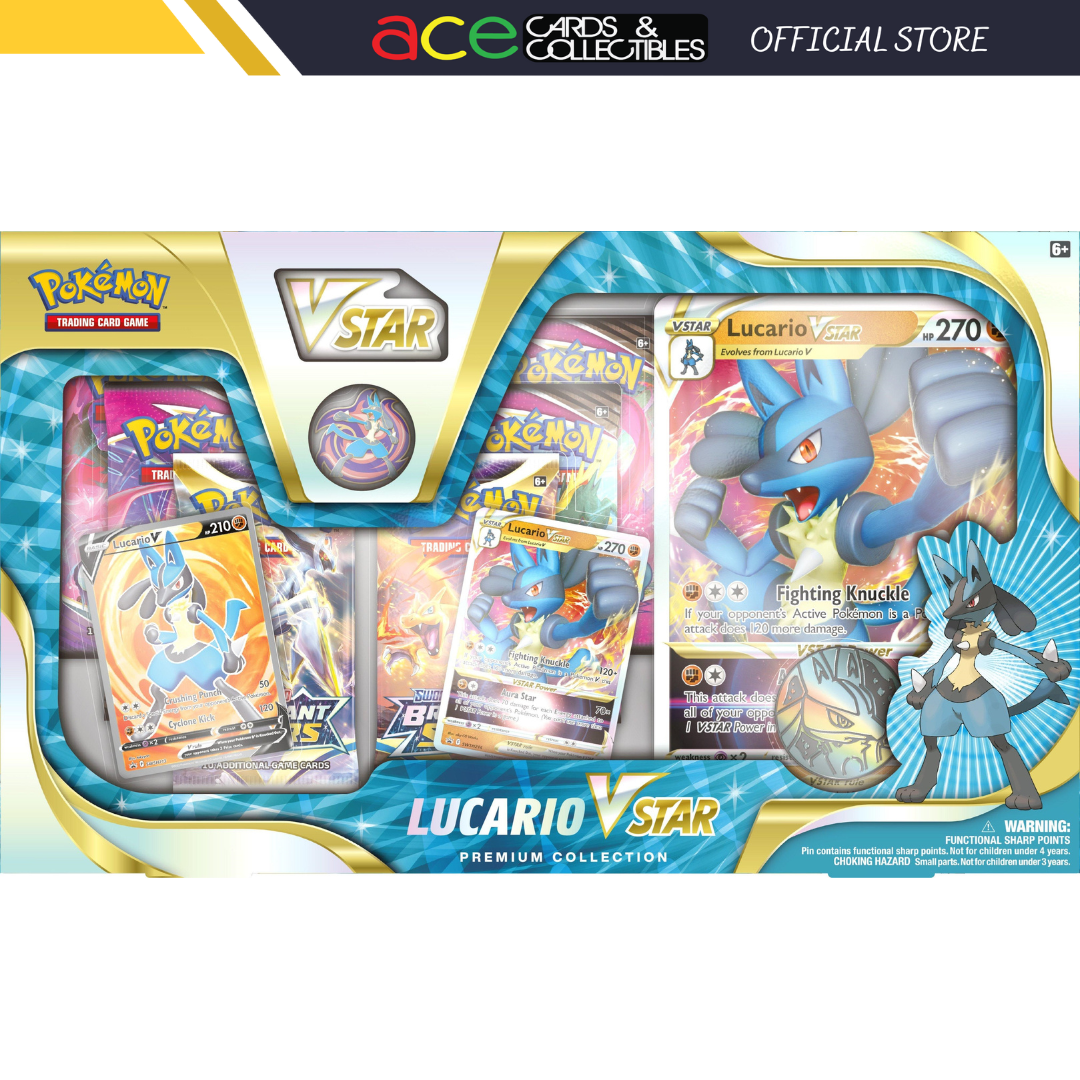 Pokemon TCG: Lucario V Star Premium Collection-The Pokémon Company International-Ace Cards &amp; Collectibles