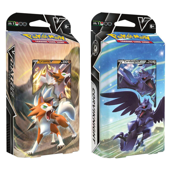 Pokemon TCG: ( Lycanroc V / Corviknight V ) Battle Deck-Lycanroc V Deck-The Pokémon Company International-Ace Cards & Collectibles