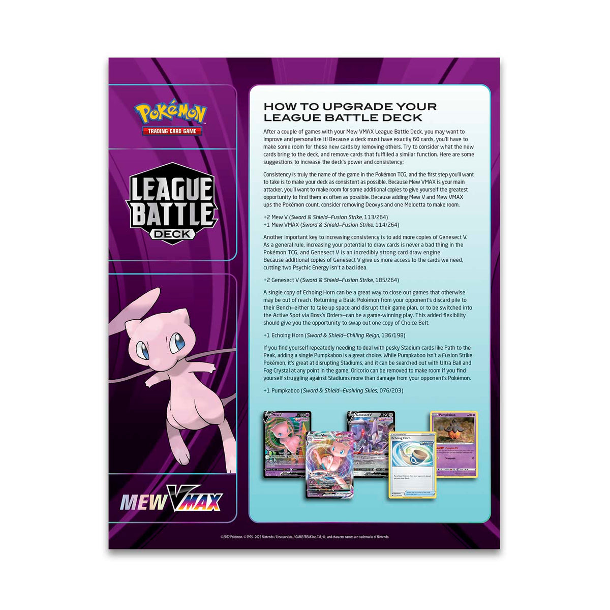 Pokemon TCG: Mew VMAX League Battle Deck-The Pokémon Company International-Ace Cards &amp; Collectibles
