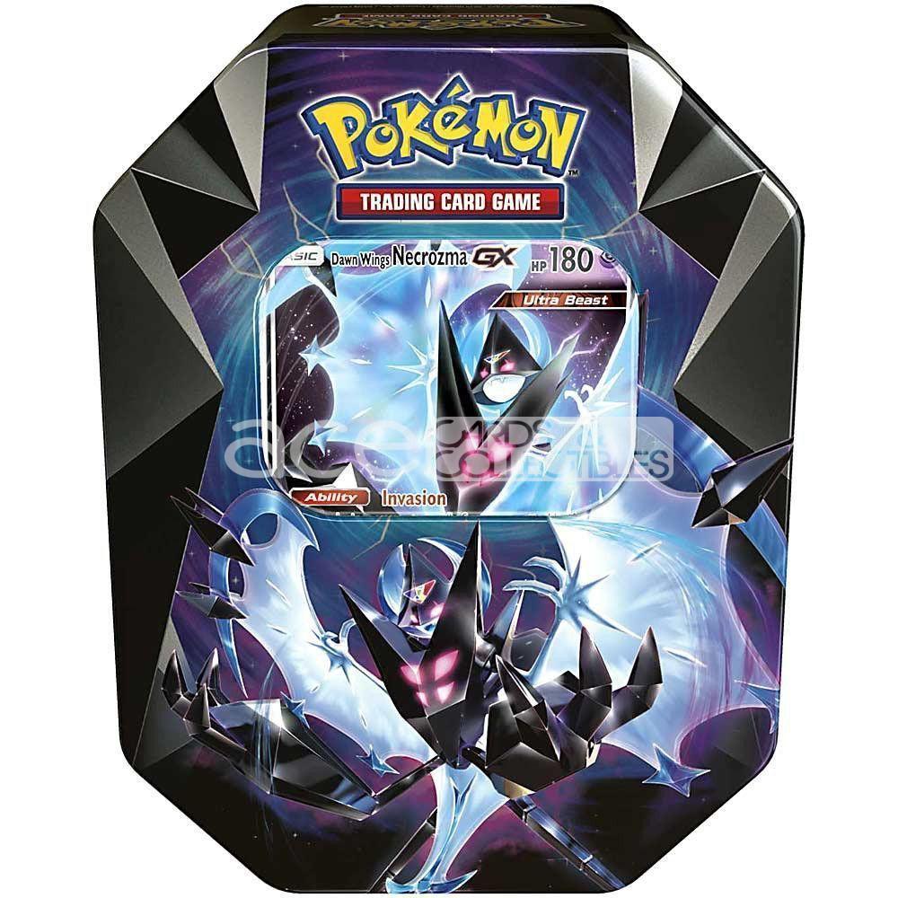 Pokemon TCG: Necrozma Prism Tin-Dawn Wings Necrozma GX Tin-The Pokémon Company International-Ace Cards & Collectibles