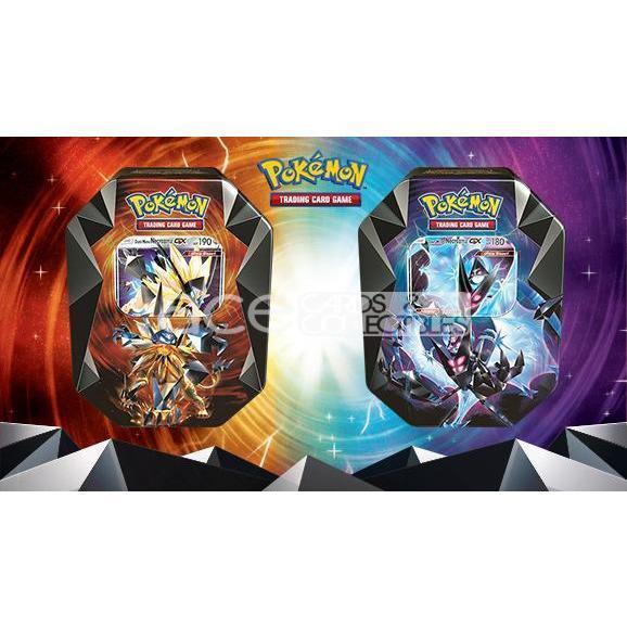 Pokemon TCG: Necrozma Prism Tin-Dawn Wings Necrozma GX Tin-The Pokémon Company International-Ace Cards & Collectibles