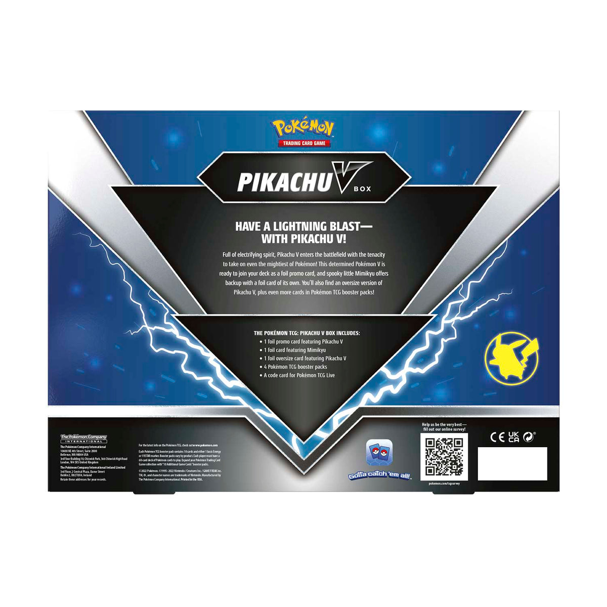 Pokemon TCG: Pikachu V Box-The Pokémon Company International-Ace Cards &amp; Collectibles