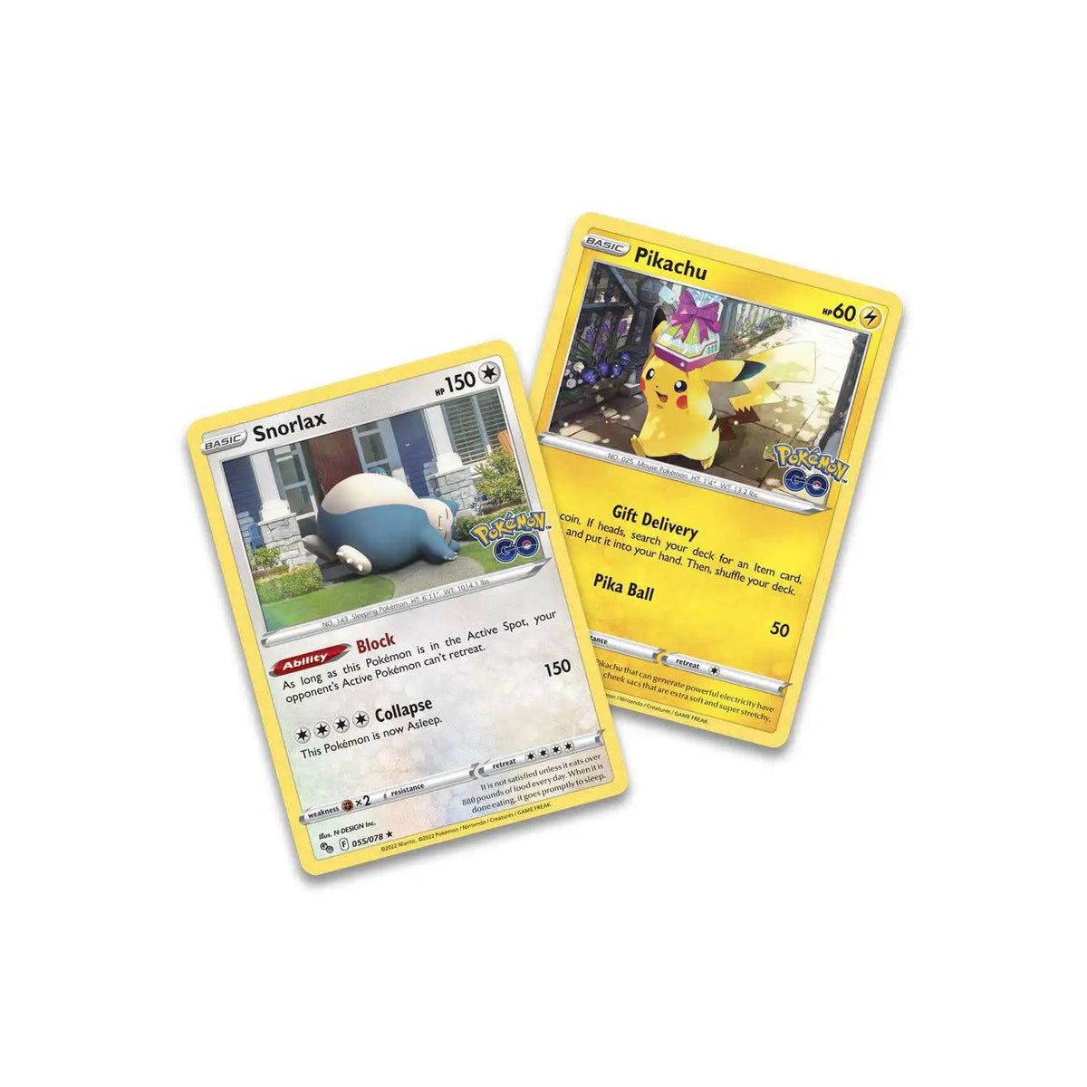 Pokemon TCG: Pokemon GO Tin [Pikachu, Snorlax, Blissey]-Set of 3 (Pikachu &amp; Snorlax &amp; Blissey)-The Pokémon Company International-Ace Cards &amp; Collectibles