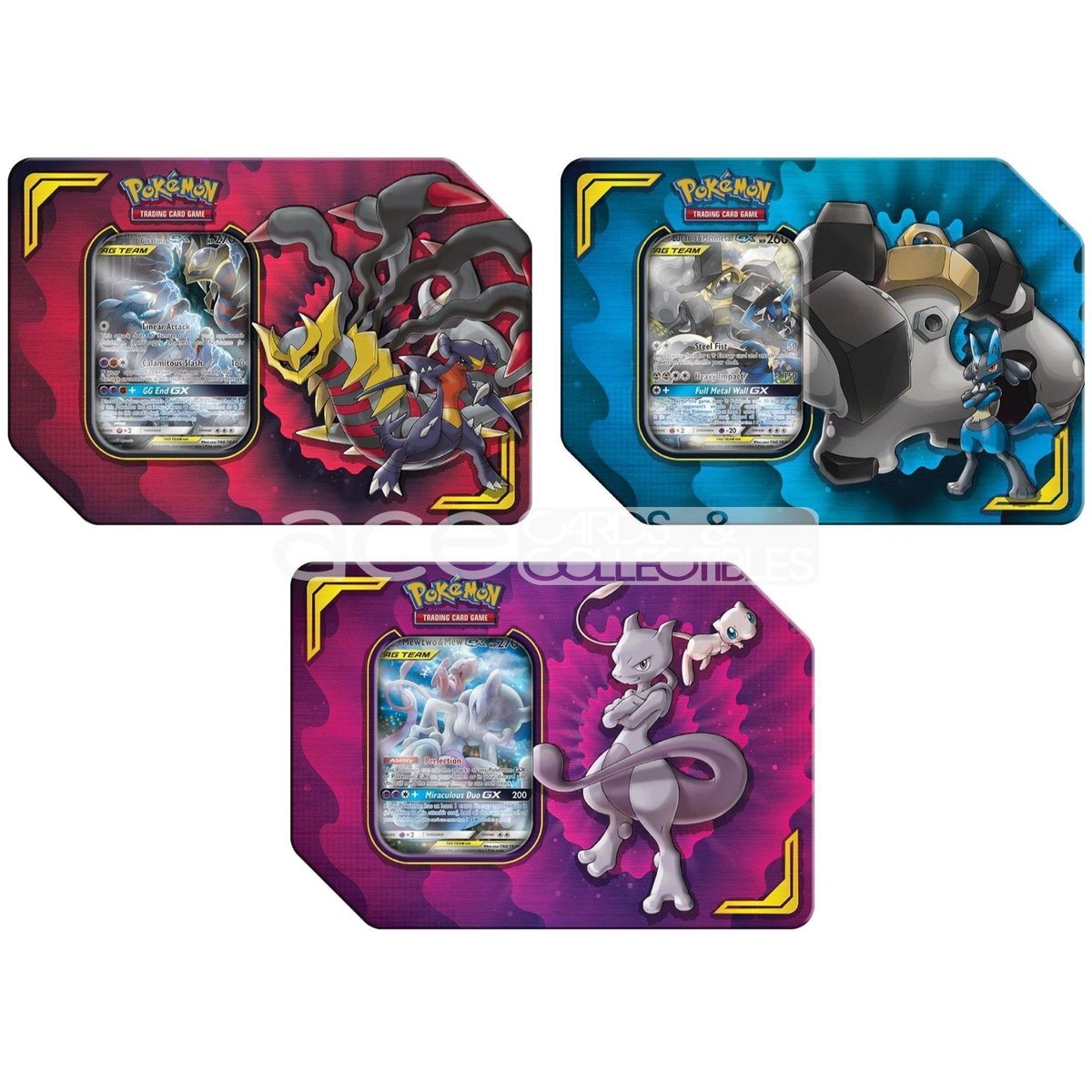 Pokemon TCG: Power Partnership Tin-GX Tin (Garchomp &amp; Giratina GX)-The Pokémon Company International-Ace Cards &amp; Collectibles