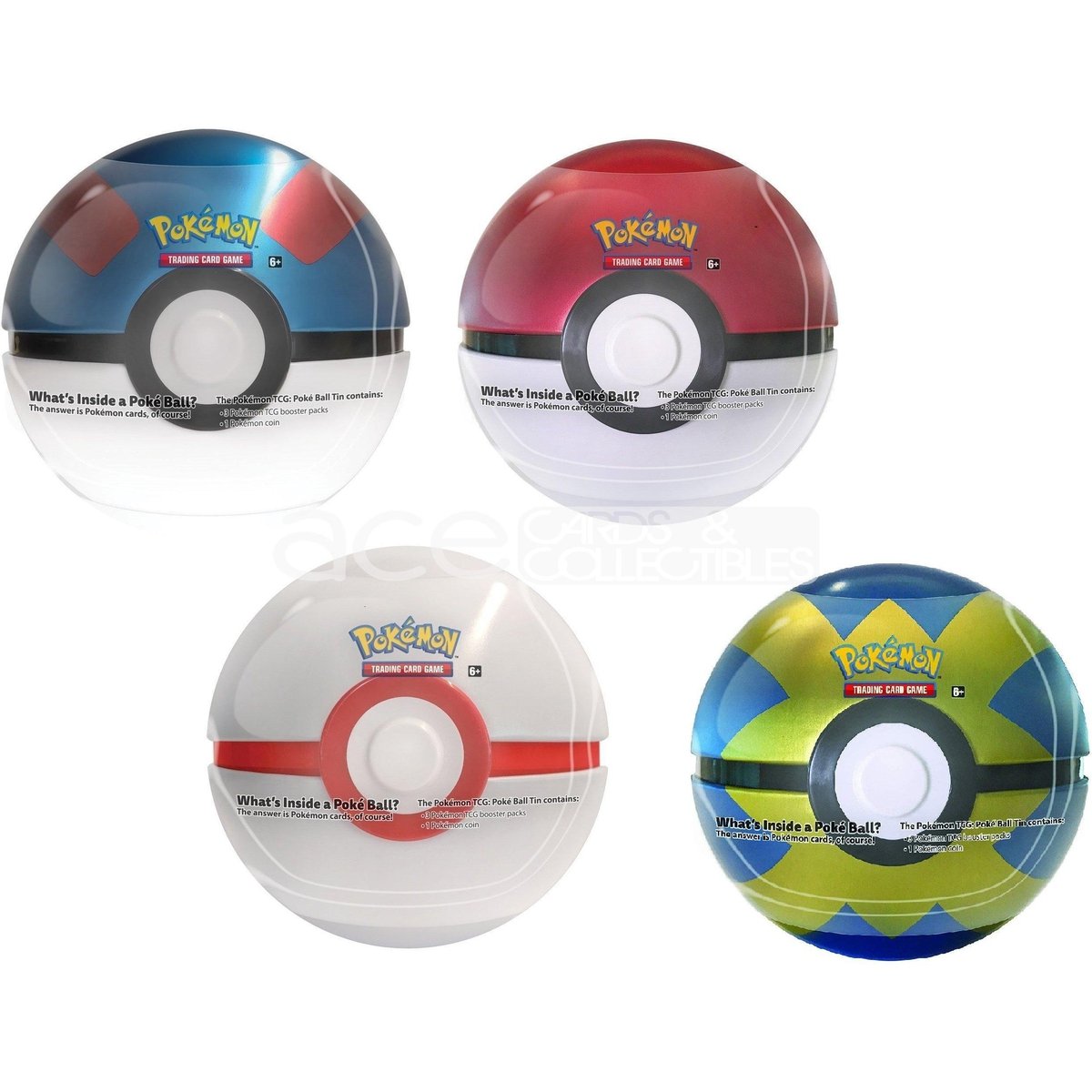 Pokemon TCG: Premier Ball Tin or Poke Ball Tin or Great Ball Tin Vol2-Premier Ball Tin-The Pokémon Company International-Ace Cards &amp; Collectibles