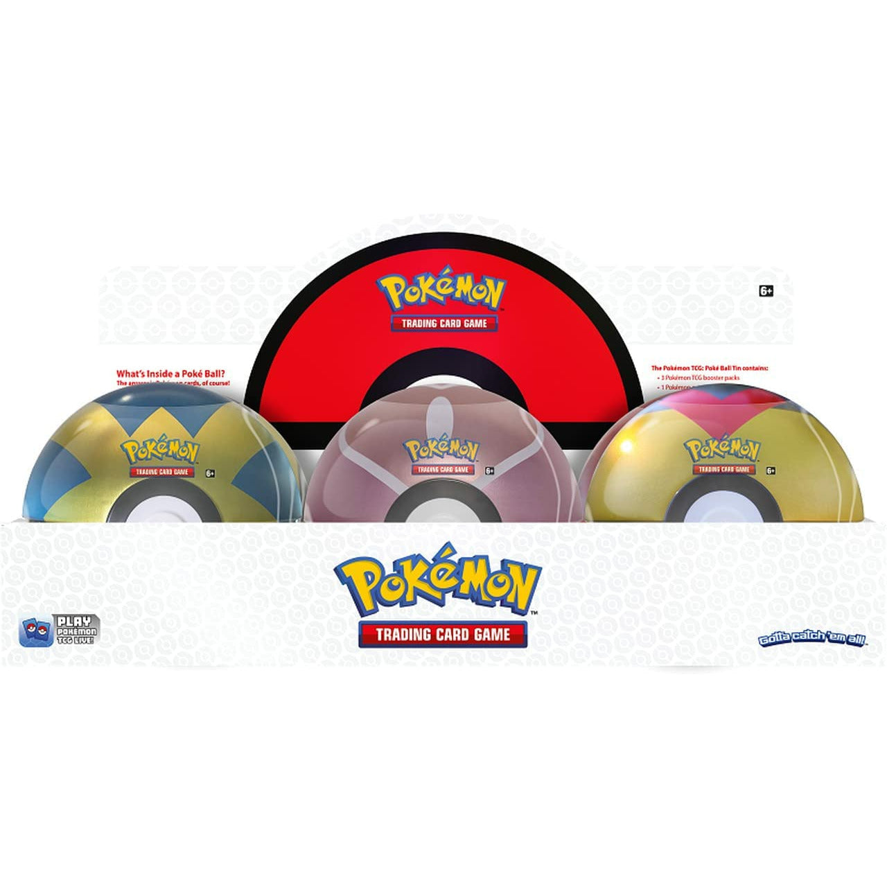 Pokemon TCG: Quick Ball Tin or Level Ball Tin or Love Ball Tin-Quick Ball Tin-The Pokémon Company International-Ace Cards & Collectibles