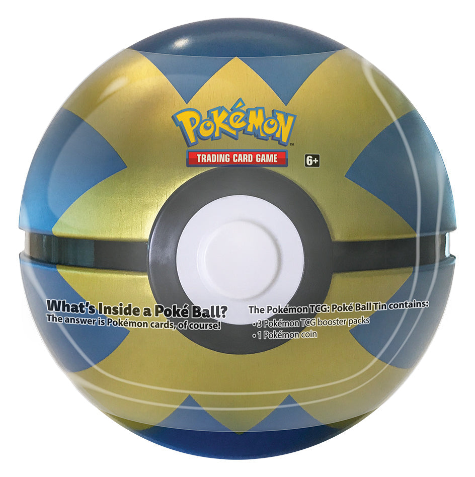 Pokemon TCG: Quick Ball Tin or Level Ball Tin or Love Ball Tin-Quick Ball Tin-The Pokémon Company International-Ace Cards &amp; Collectibles