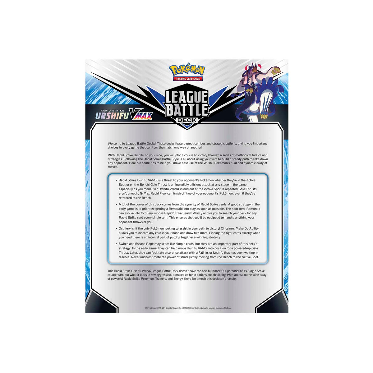 Pokémon TCG: Rapid Strike Urshifu VMAX League Battle Deck-The Pokémon Company International-Ace Cards &amp; Collectibles